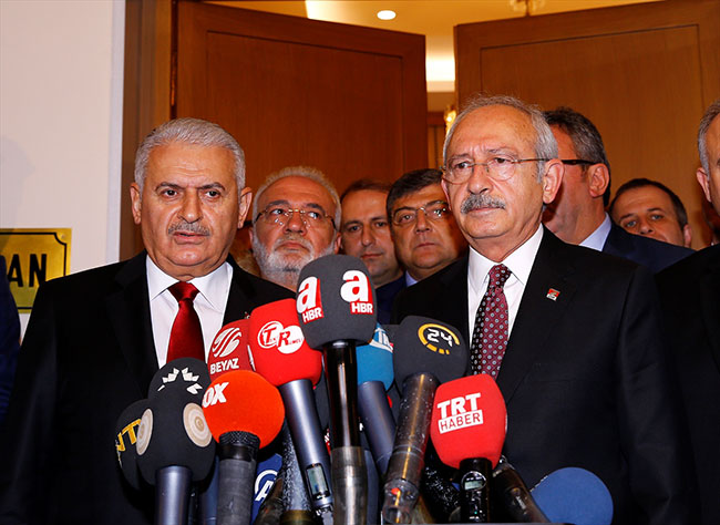 Kılıçdaroğlu ve Yıldırım görüşmenin ardından açıklama yaptı