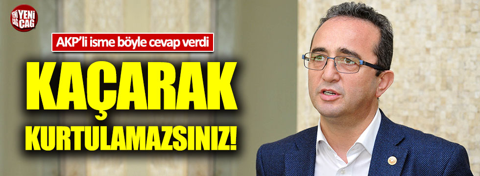 CHP'li Tezcan: Kaçarak kurtulamazsınız!