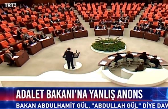 Meclis'te 'Abdullah Gül' anonsu