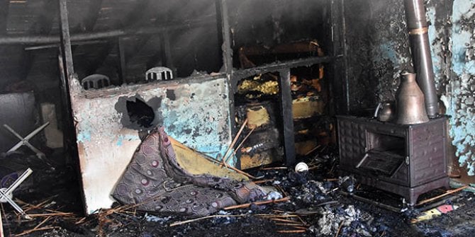 Konya'da yangın faciası: 4 ölü