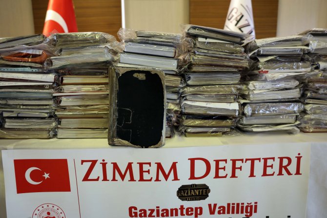 Gaziantep valiliği zimem defteri