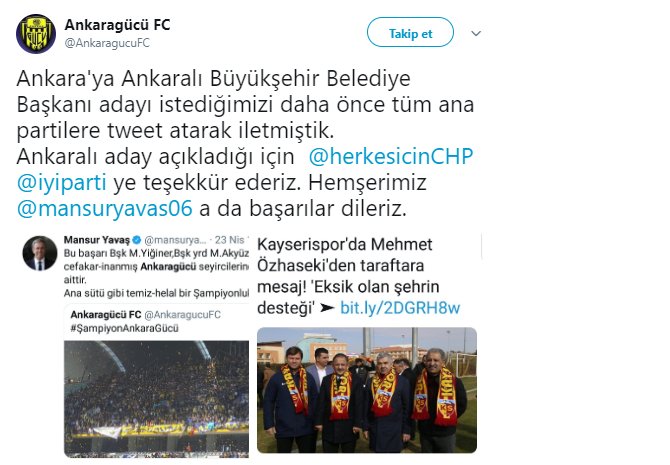 Ankara belediye başkan adayı akp