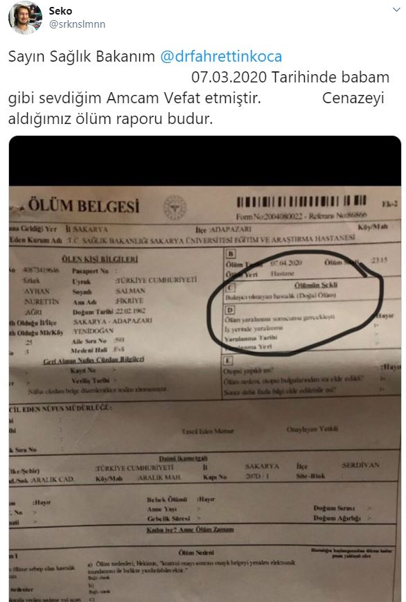 Ölüm epikriz raporu nedir