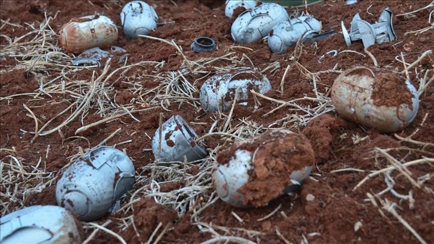 rusların suriyede misket bombası kullandığı yayınlandı